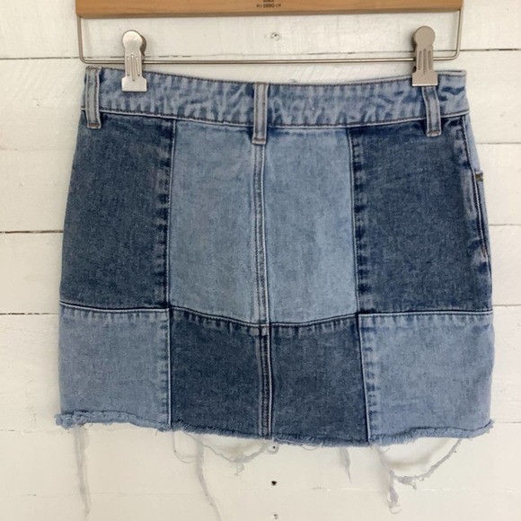 PacSun Festival Denim Skirt Size 26 - Picture 2 of 5
